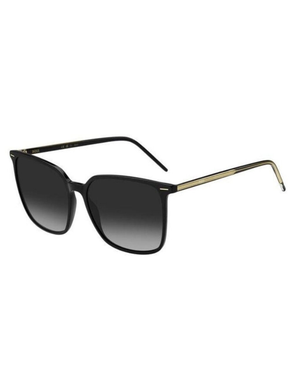 New Authentic Hugo Boss Womens Black Butterfly Acetate Sunglasses